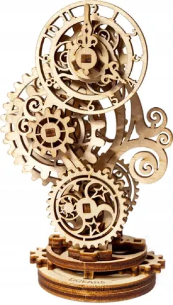 Ugears 3D drevené mechanické puzzle Steampunkové hodiny