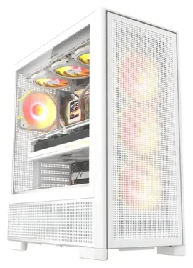 DarkFlash AIRNOVA biela / PC skriňa / Big Tower / E-ATX / 3× 120 mm / USB-C Gen2 / bez zdroja (AIRNOVA WHT (+3F))