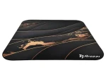 Arozzi Zona Quattro Black Gold / ochranná podložka na podlahu / 116 x 116 cm / čiernozlatý design (AZ-ZONA-QTRO-BKGD)