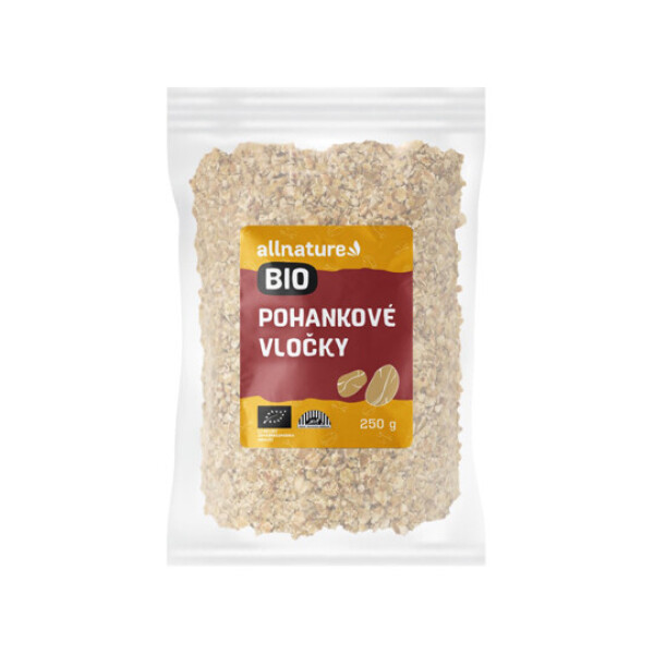 ALLNATURE Pohánkové vločky bio 250 g - Allnature Pohankové vločky BIO 250g