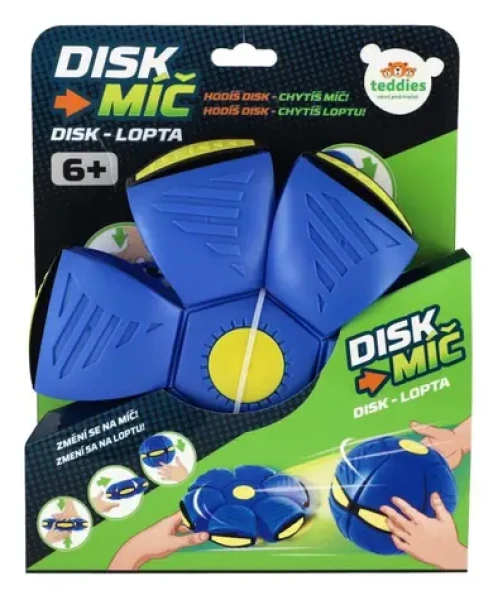 TEDDIES DiskLopta modrá 22 cm