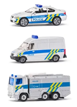 Siku Česká verzia - set policajná sada 3 áut