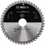 Bosch Accessories Bosch Power Tools 2608837689 tvrdokovový pílový kotúč 165 x 30 mm Počet zubov (na palec): 48 1 ks; 2608837689