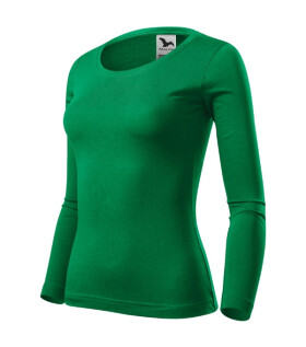 Fit-T LS tričko stredne zelené XL