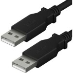 YENKEE YCU 012 BK Kábel USB-A 2.0 (M) - USB-A 2.0 (M) 1.5m čierna (8590669353149)