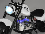 Mamido Detská elektrická motorka Chopper 24V biela