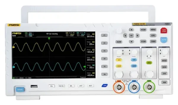 FNIRSI 1014D / Osciloskop s generátorom signálu / 2 kanály / 100 MHz / 1 GSa/s / 7" (1014D)