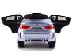 Mamido Elektrické autíčko BMW X6 M lakované strieborné