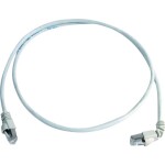 Telegärtner 100008023 RJ45 sieťové káble, prepojovacie káble CAT 6A S/FTP 1.00 m biela samozhášavý, bez halogénov 1 ks; 100008023