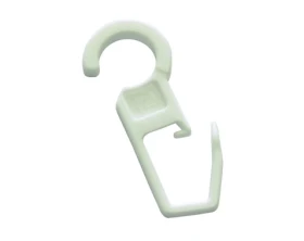 Háčiky na garnižu Gardinia, sada (10 ks), biela%