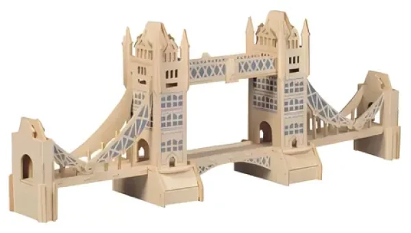Woodcraft Drevené 3D puzzle Tower Bridge