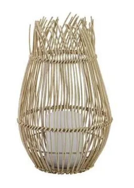 Hanko MAURITIUS ratan / Solárna lampáš / Fringe Style / solárna sviečka (HK-SL612-JA-8)