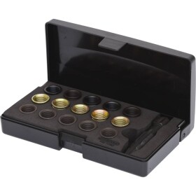 KS Tools 150.1280 Sada na opravu závitu zapaľovacej sviečky, 16 ks; 150.1280
