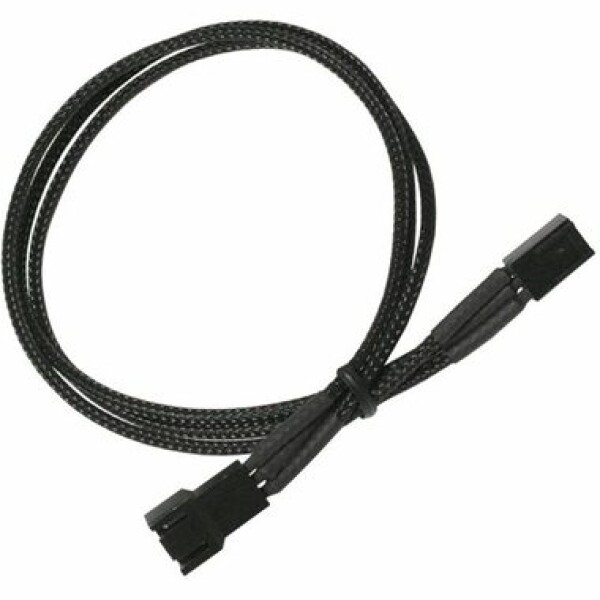 Nanoxia NX3PV30 predlžovací kábel 3-pin Molex 30cm čierna / 9-1-000 (NX3PV30)