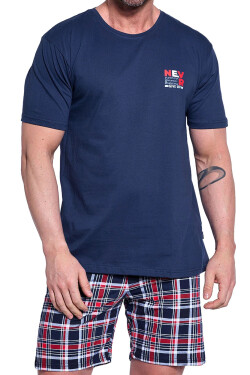 Pánske pyžamo 326/286 Never 3 - CORNETTE džínová 4XL