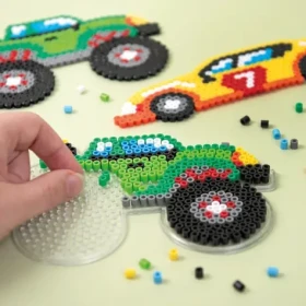 PLAYBOX Zažehľovacie korálky Autá
