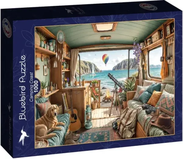 BlueBird Puzzle Kempovanie pri pobreží