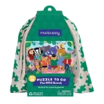 Mudpuppy Puzzle Divoké zvieratá v látkovom vrecúšku