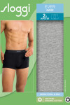 SLOGGI MEN EVER EASE HIPSTER BOXERKY 2PACK GREY MELANGE L