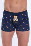 Boxerky Cornette Tattoo 280/245 Boss M-2XL tmavě modrá L