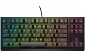 DELL AW420K US čierna / Herná klávesnica / mechanická / Cherry MX Red / TKL / USB (545-BBDY)