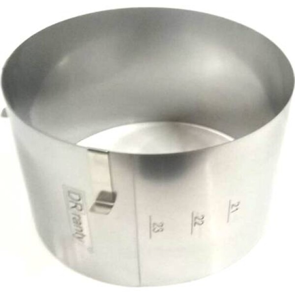 Nastaviteľná tortová forma kruhová 21-26 cm (výška 14 cm) - DR ranty - DR ranty