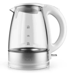 Niceboy ION Kettle K1 biela / Rýchlovarná sklenená kanvica / 2200W / 1.7L / LED (kettle-k1-white)