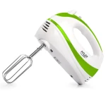 Adler AD 4205g bielo-zelená / ručný šľahač / 300W / 5 rýchlostí / Turbo / šľahanie / hnetenie (AD 4205g)