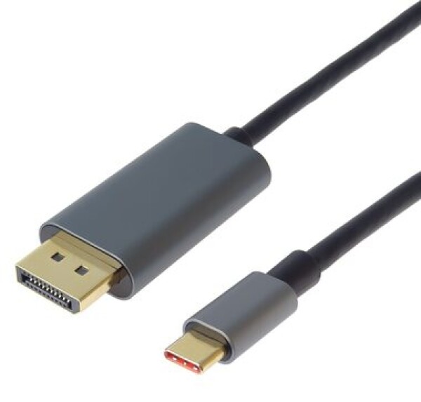 PremiumCord kábel USB-C na DisplayPort DP1.4 8K @ 60Hz a 4k @ 120Hz 2m (ku31dp09)