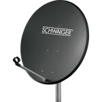 Schwaiger SPI550.1 satelit 60 cm Reflektívnej materiál: ocel antracitová; SPI550.1