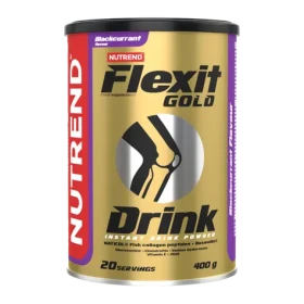 Kĺbová výživa Flexit Gold Drink - Nutrend (čierne ríbezle, 400 g) (42655-1-400g-blackcurrant)