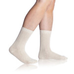 Zimné bambusové ponožky BAMBUS CASUAL UNISEX SOCKS BELLINDA béžová