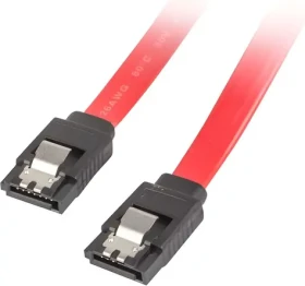 Lanberg CA-SASA-14CU-0050 R červená / SATA kábel / SATA (M) - SATA (M) / 0,5 m (CA-SASA-14CU-0050-R)