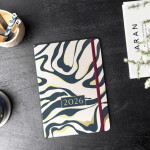 Busy B Týždenný diár To Do Charcoal Marble A5 2026