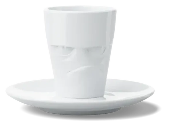FIFTYEIGHT Espresso hrnček Grummelig biely / Movie Edition / 80 ml / Porcelán (T021501)