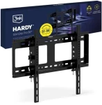 3mk Hardy SlimGrip Pro 80 / Držiak TV na stenu / 32-80" / VESA 600x400 / nosnosť 80 kg (5903108744867)