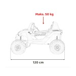 Mamido Elektrické autíčko Buggy UTV-MX 2000N 4x4 červené