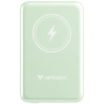 Verbatim Charge 'n' Go Magnetická bezdrôtová powerbanka 10000mAh zelená / USB-C / MagSafe / 15-20W (32246)