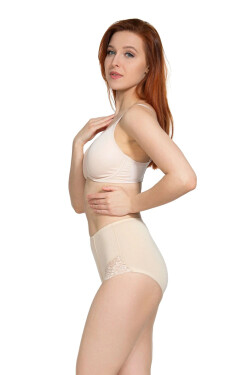 Sťahovacie nohavičky Ela beige super - MITEX Béžová 9XL