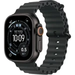 Apple Watch Ultra 3 (2025) GPS+Cellular 49mm Čierne titánové telo - Čierny oceánsky remienok / 130-200mm (MF0J4QC/A)
