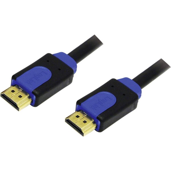 LogiLink HDMI prepojovací kábel Zástrčka HDMI-A, Zástrčka HDMI-A 5.00 m čierna CHB1105 4K UHD HDMI kábel; CHB1105