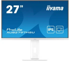 27" IIYAMA ProLite XUB2797HSU-W2 biela / IPS / 1920x1080 / 16:9 / 1ms / 1000:1 / 300cd / repro / HDMI / DP (XUB2797HSU-W2)
