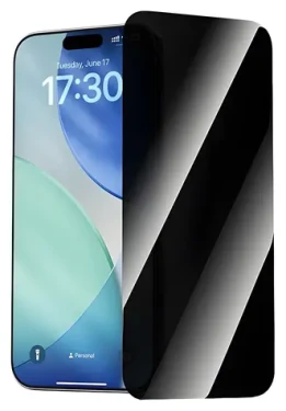 Devia Van Series Privacy Black Frame / Ochranné sklo / Apple iPhone 17 Pre Max / Privacy filter (6942297132566)