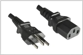 MicroConnect Power Cord Brazil Typ N - C13 čierna / Napájací kábel / 2,1 m / 250 V / 10 A (PE010418BRAZIL)