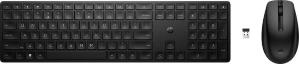 HP HP 655 - Tastatur-und-Maus-Set - kabellos - 2.4 GHz - Franzosisch - Schwarz - fur HP 34, Elite Mobile Thin Client mt645 G7, ZBook Firefly 14 G9, ZBook Fury 16 G9