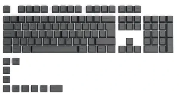 Glorious vymeniteľné klávesy GPBT ES Black Ash / 115 ks / ES layout / Cherry MX(+) (GLO-KC-GPBT-B-ES)