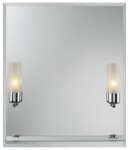 OLSEN SPA - Zrkadlo s osvetlením Bernay - Rozmery zrkadiel - 50 × 65 cm OLNZBER