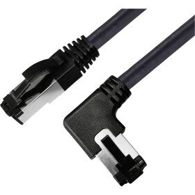BKL Electronic 144038 RJ45 sieťové káble, prepojovacie káble CAT 8.1 S/FTP 3 m čierna bez halogénov 1 ks; 144038