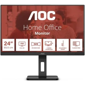 23.8" AOC 24E3QAF čierna / IPS / 1920x1080 / 16:9 / 4ms / 1000:1 / 300cd-m2 / HDMI + DP + VGA / VESA (24E3QAF)