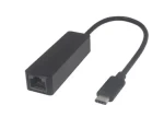 MicroConnect adaptér USB3.1 C (M) - RJ-45 (F) / 5Gbps / 20cm / čierna (USB3.1CETHB)
